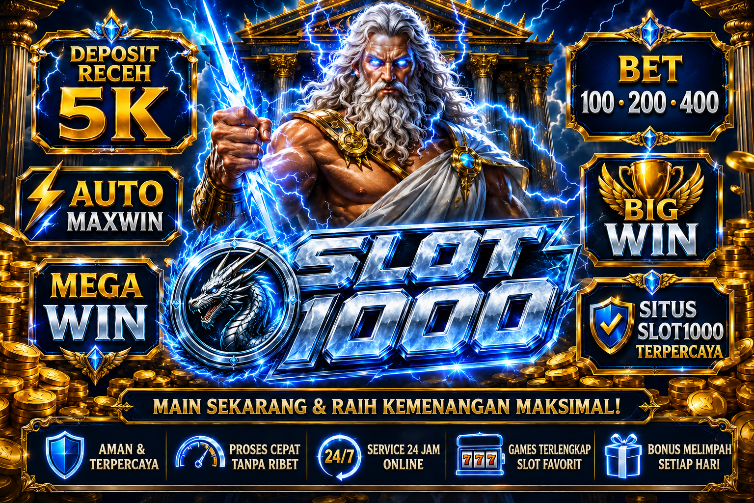 SLOT1000 | Akses Link Situs Slot Gacor Modal Receh Auto Maxwin