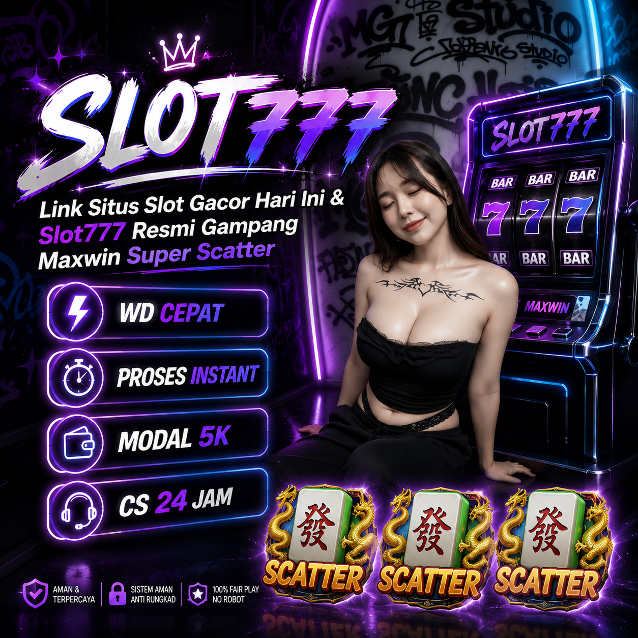 SLOT777 : Link Situs Slot Gacor Hari Ini & Slot777 Resmi Gampang Maxwin Super Scatter